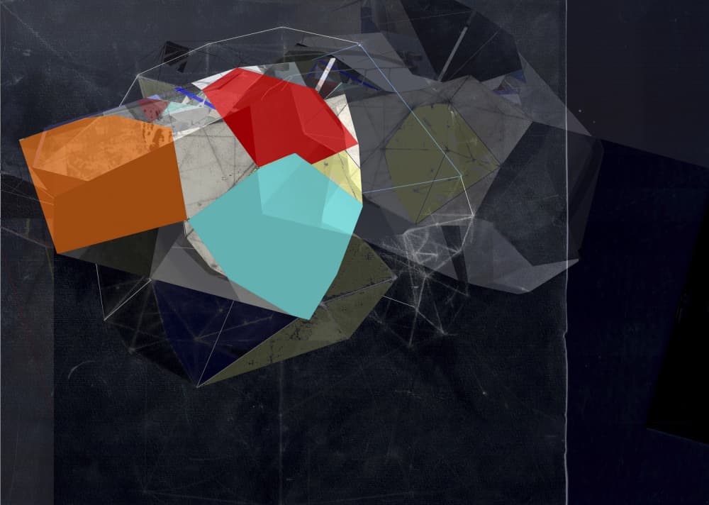 Abstract Geometric Composition by Stefan Fransson — canvas wall art