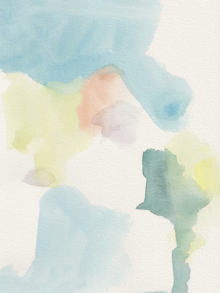 Calm Abstract Waters by Bronwyn Baker — canvas wall art