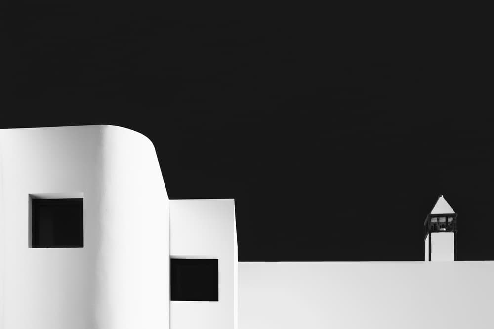 Minimalist White Forms by Rolf Endermann — canvas wall art