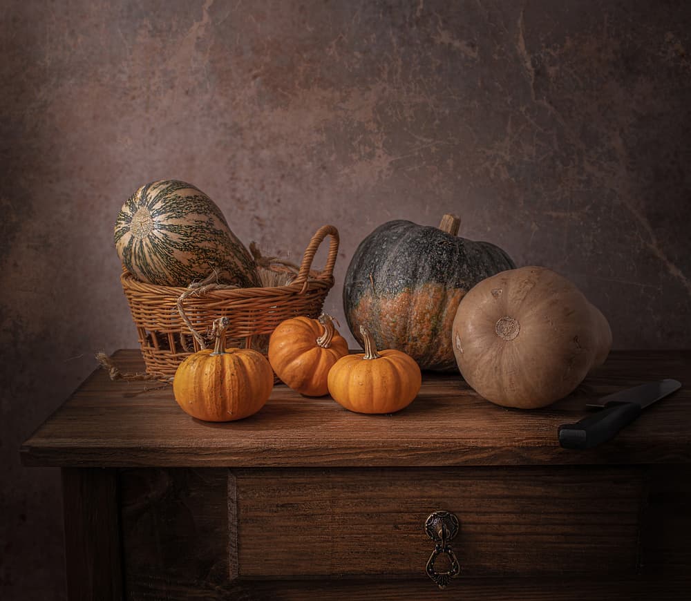 Autumn Harvest Pumpkins by Margareth Perfoncio — canvas wall art