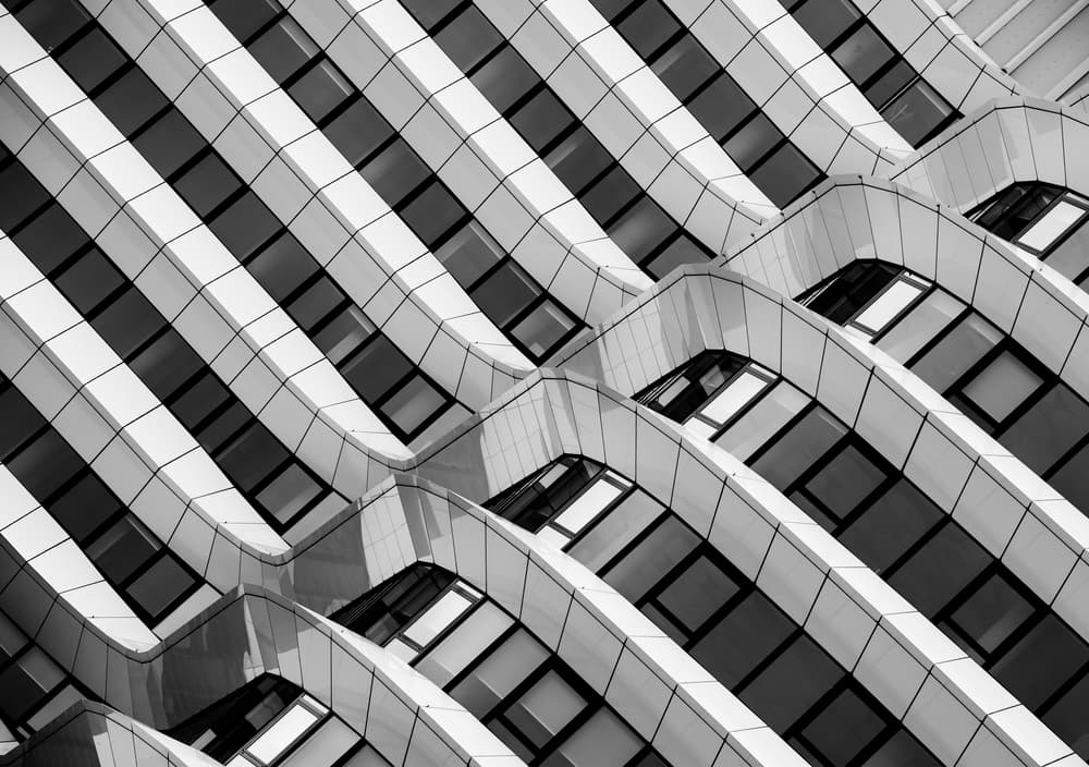 Modern Architectural Flow by Greetje van Son — canvas wall art