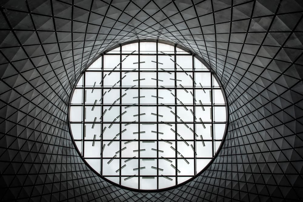 Geometric Light Tunnel by Linda Wride — canvas wall art
