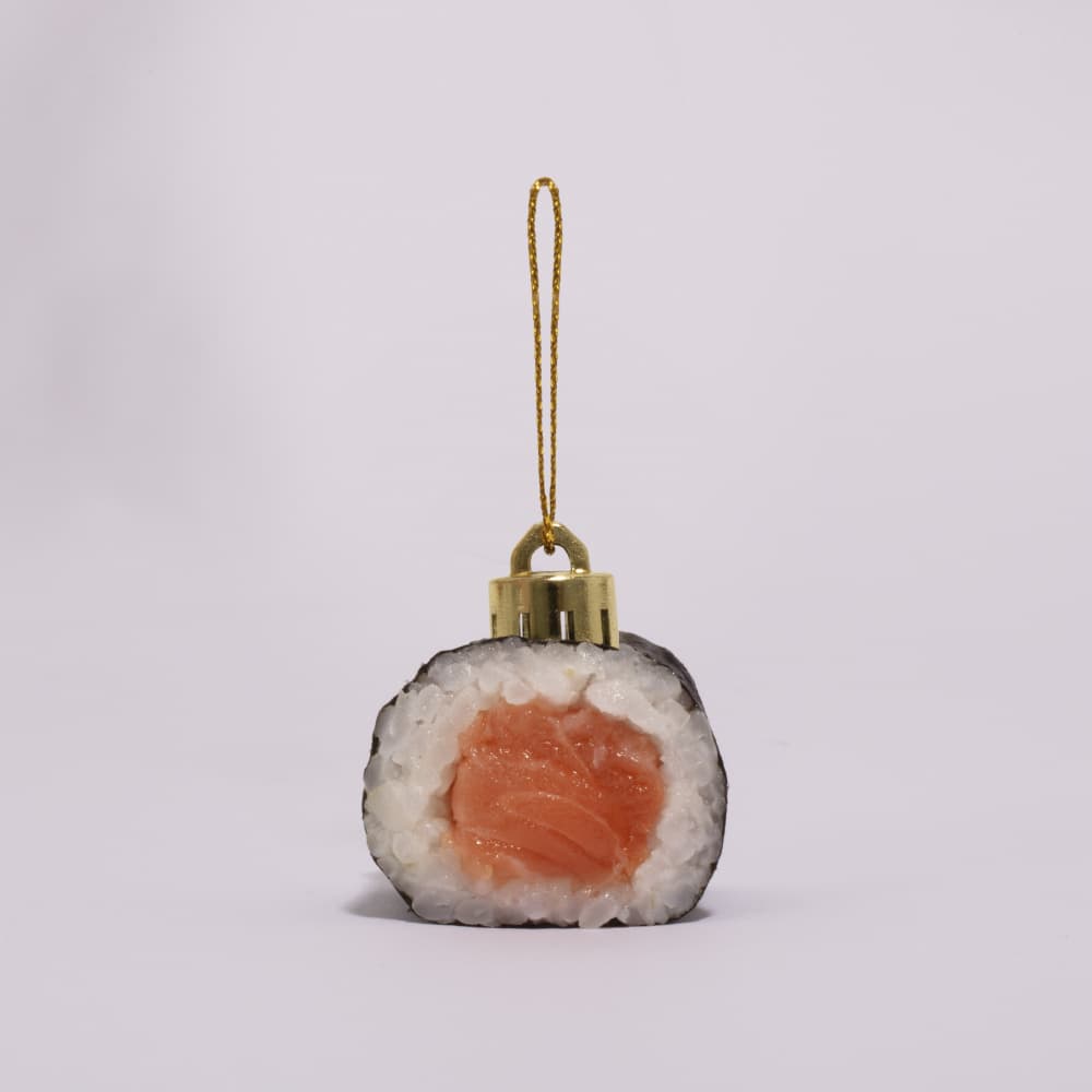 Sushi Christmas Ornament by Julia Ramiro — canvas wall art
