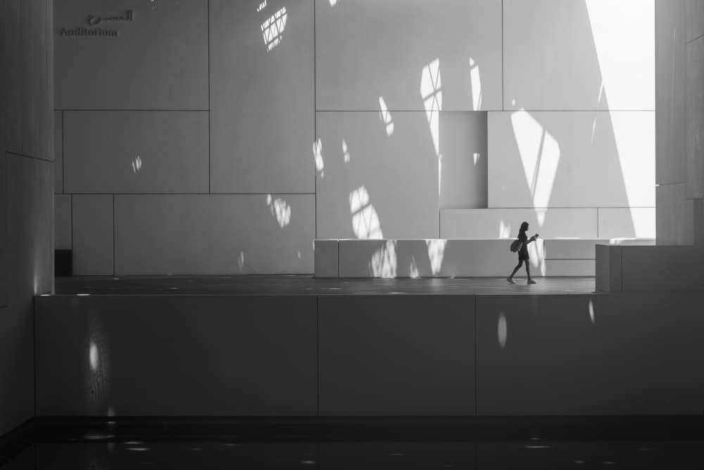 Shadows and Light Walk by Carlo Tonti — canvas wall art