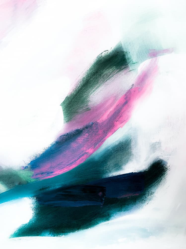 Dynamic Color Strokes by Ejaaz Haniff — canvas wall art