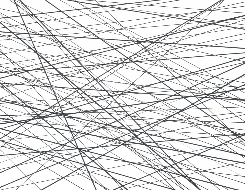 Modern Intersecting Lines by Jemma Morris — canvas wall art