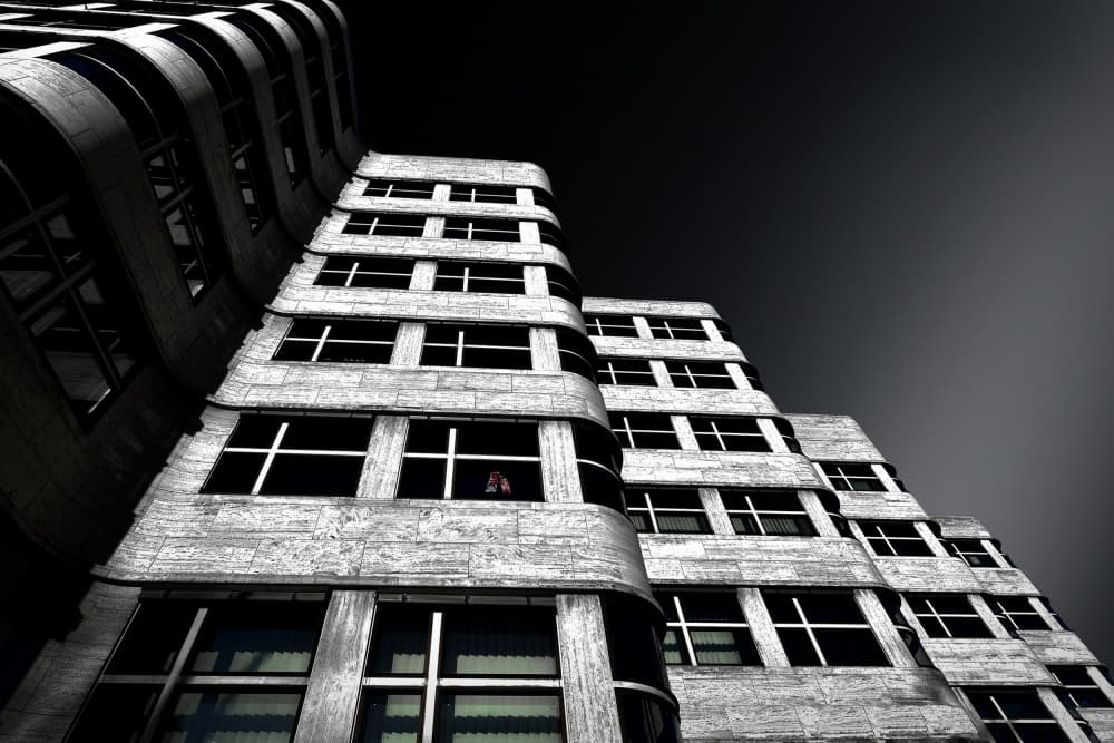 Modern Urban Curves by Jorge Pimenta — canvas wall art