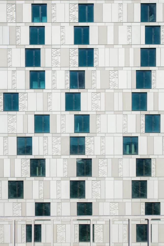 Geometric Window Pattern by Bruno Flour — canvas wall art