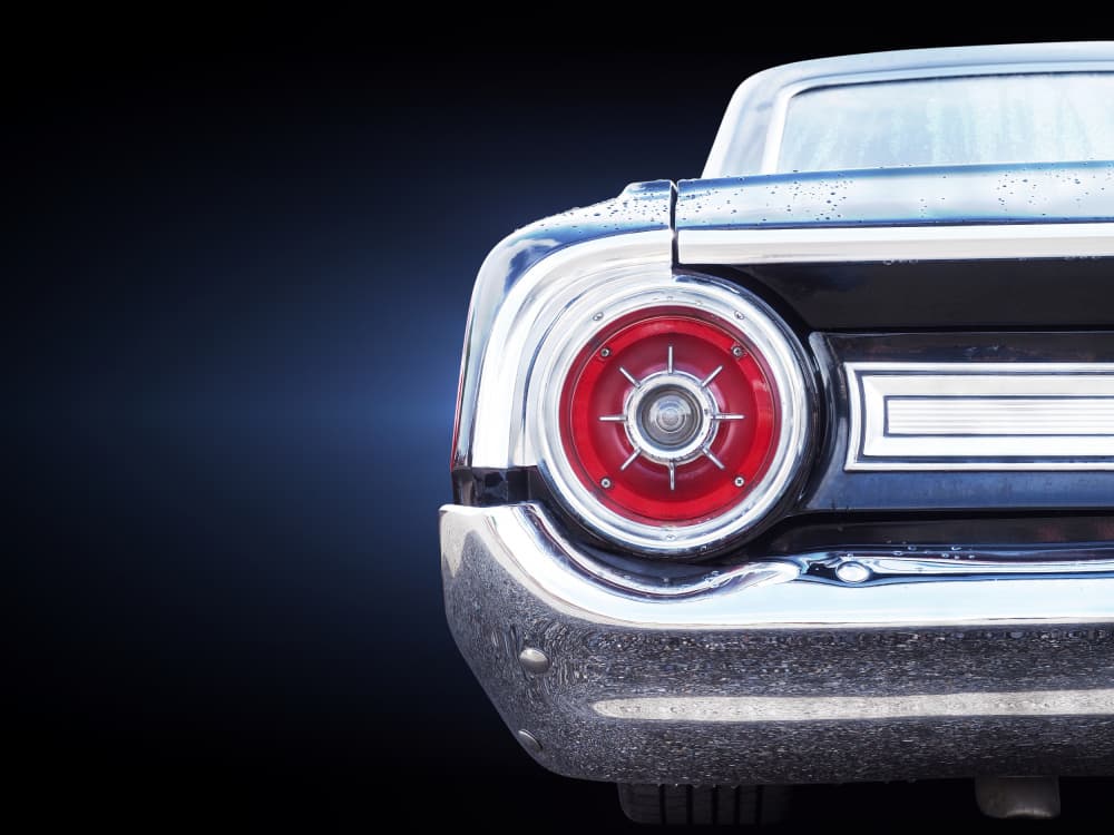Classic Car Rear Light by Beate Gube — canvas wall art