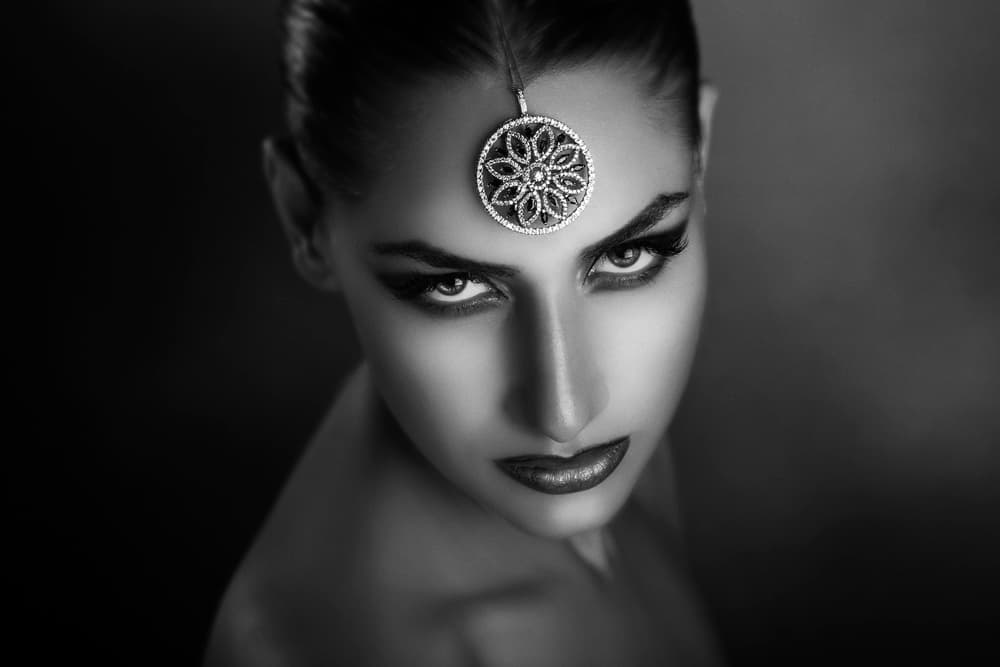 Fierce Woman Portrait by Peppe Tambè — canvas wall art