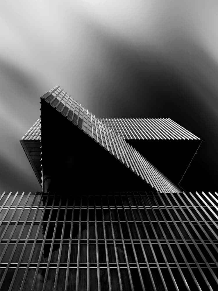 Dramatic Architectural Angles by Wilma Wijers Smeets — canvas wall art