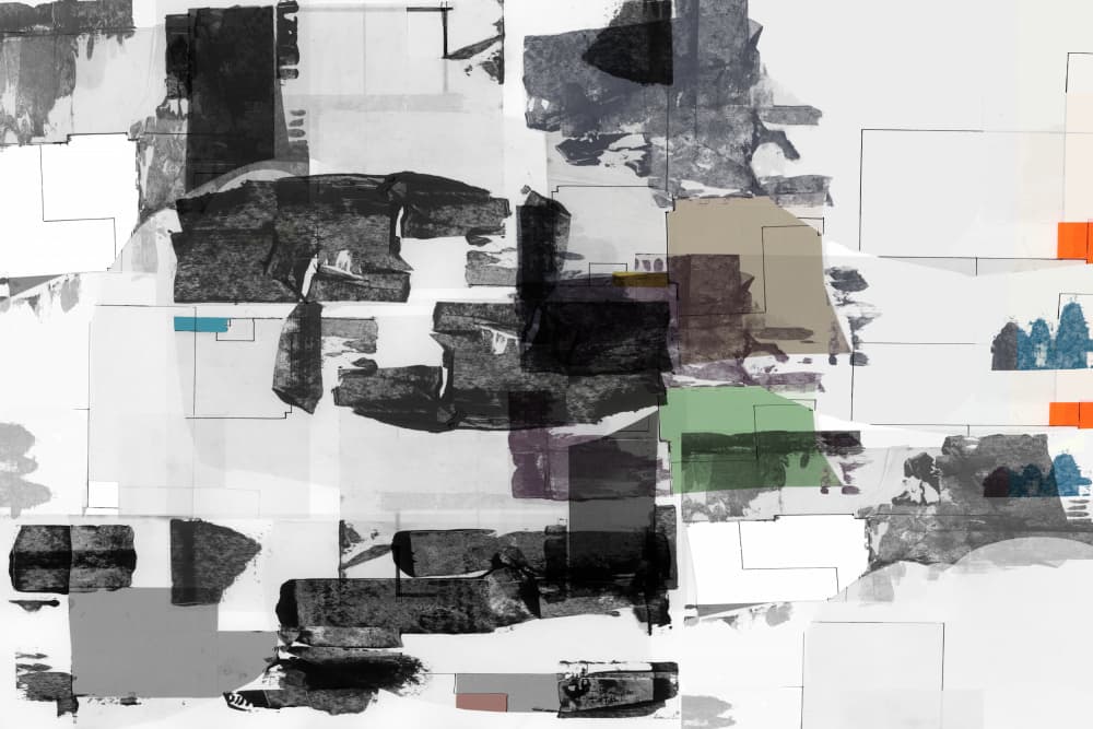Urban Abstract Layers by cartissi — canvas wall art