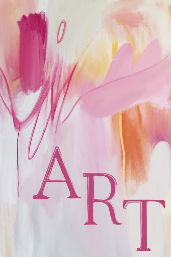 Art(pink) by Treechild — canvas wall art