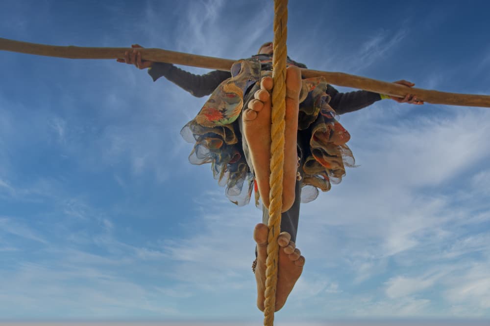 Skyward Balance by PARTHA BHATTACHARYYA — canvas wall art