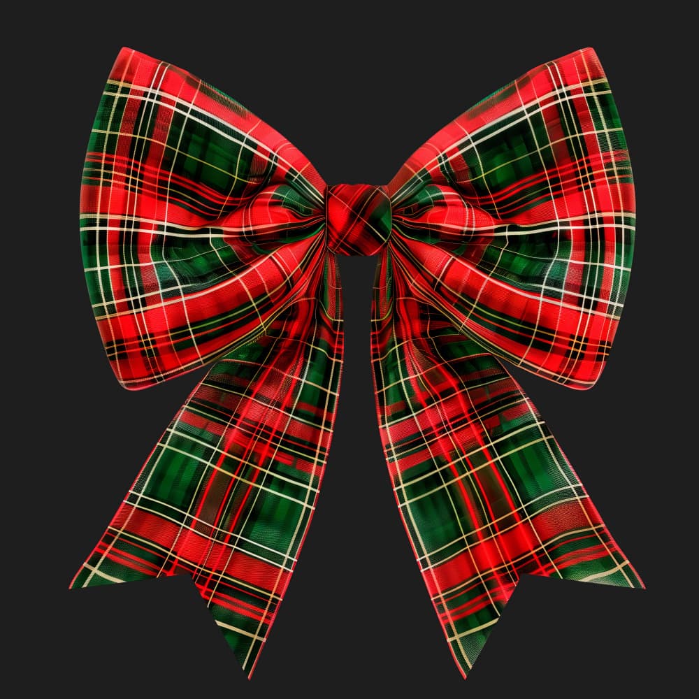 Classic Christmas Bow by Marika Barsrsind β canvas wall art