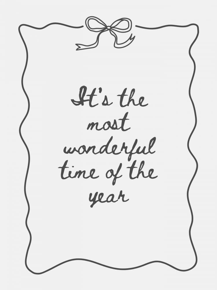 Most Wonderful Time Year by Jolly and Dash — canvas wall art