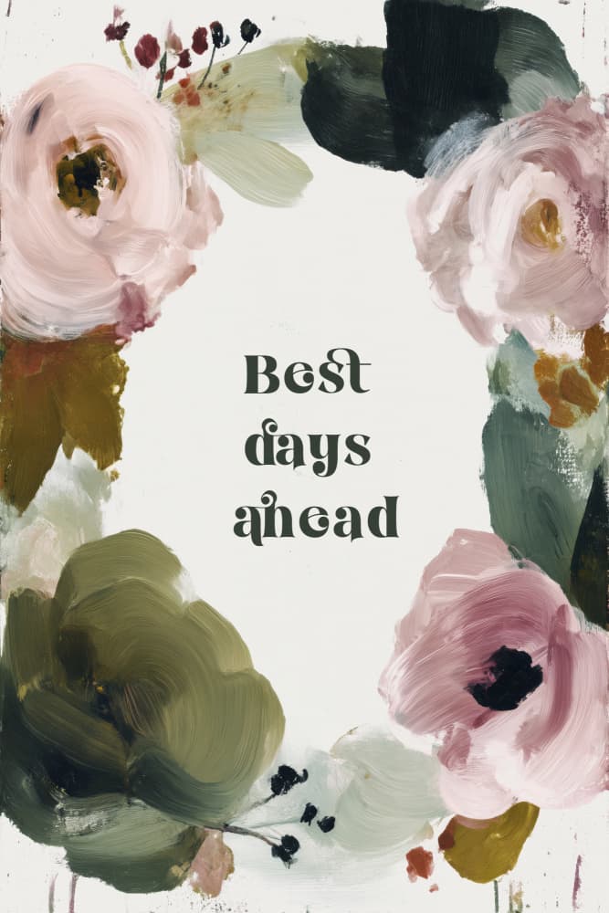 Best days ahead by Treechild — canvas wall art