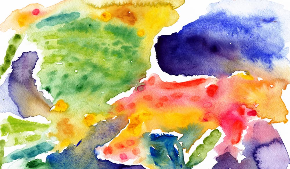 Vibrant Fluid Abstract by Olivia Joy StClaire — canvas wall art