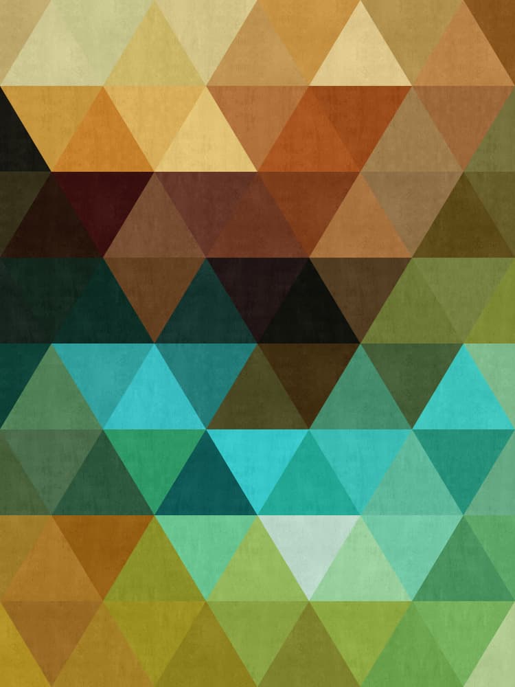 Textured Triangle Gradient by Vitor Costa — canvas wall art
