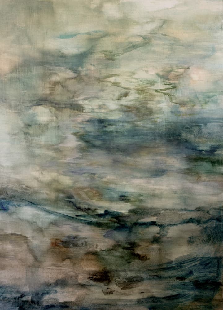 Misty Abstract Landscape by Gemma Bardot — canvas wall art