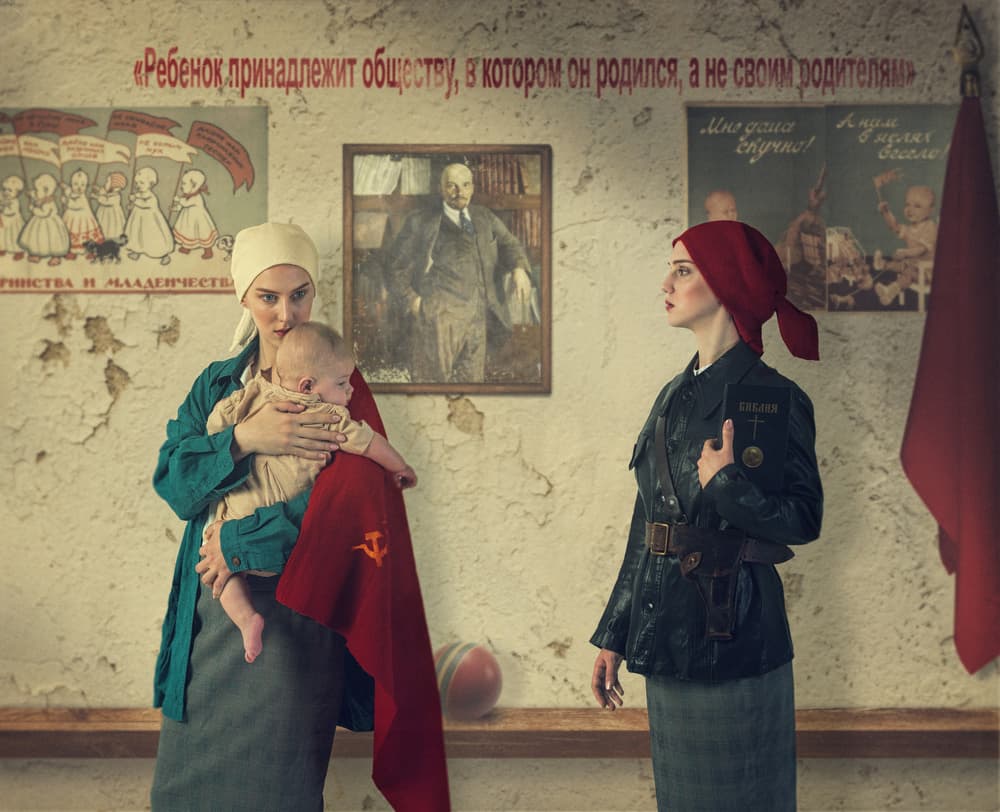 Motherhood Under Soviet Rule by Svetlana Melik-Nubarova — canvas wall art