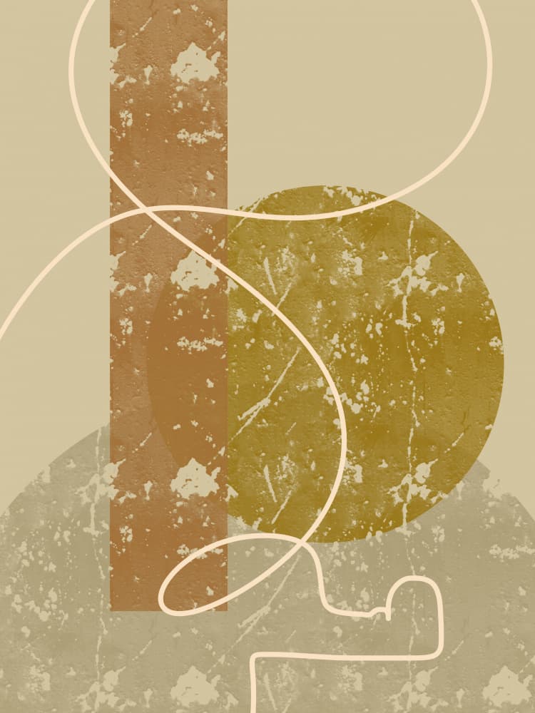 Interaction of Shapes and Lines by Yuli Saputra — canvas wall art