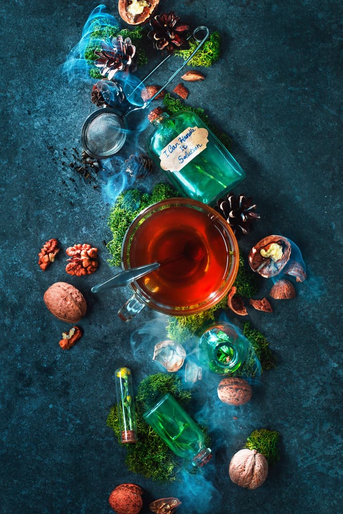 Witch's Mystical Brew by Dina Belenko — canvas wall art