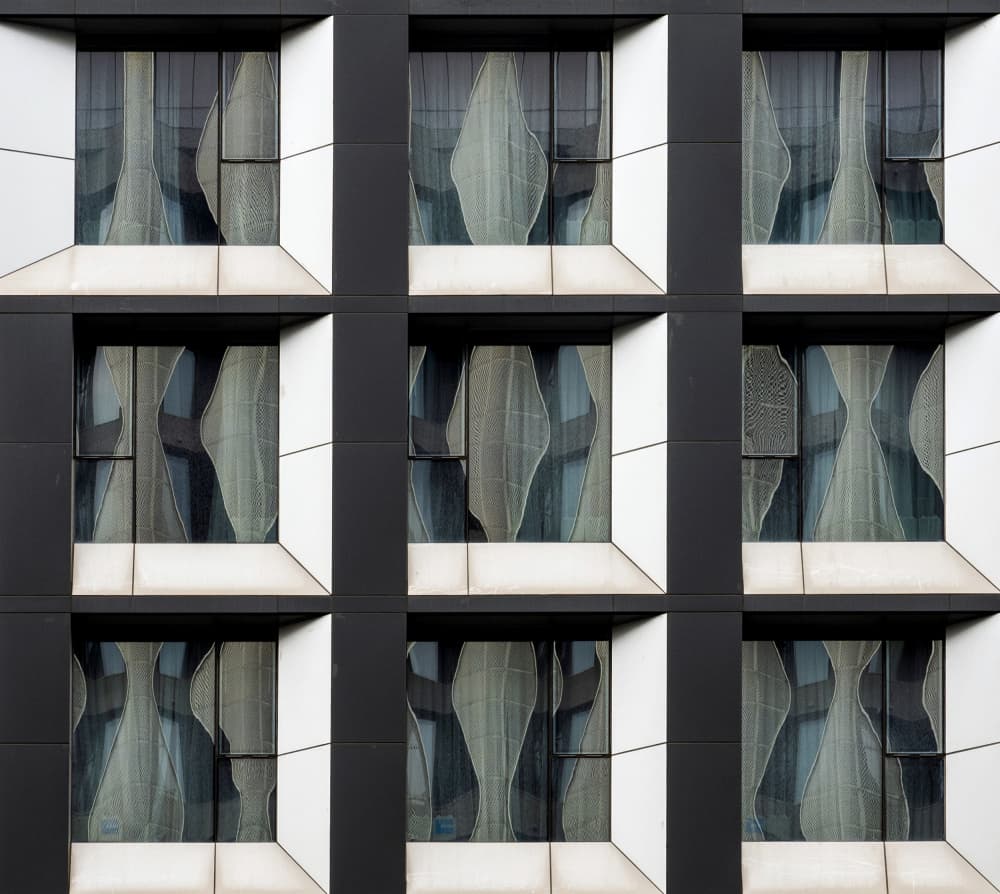 Modern Window Reflections by HAN dong hee — canvas wall art