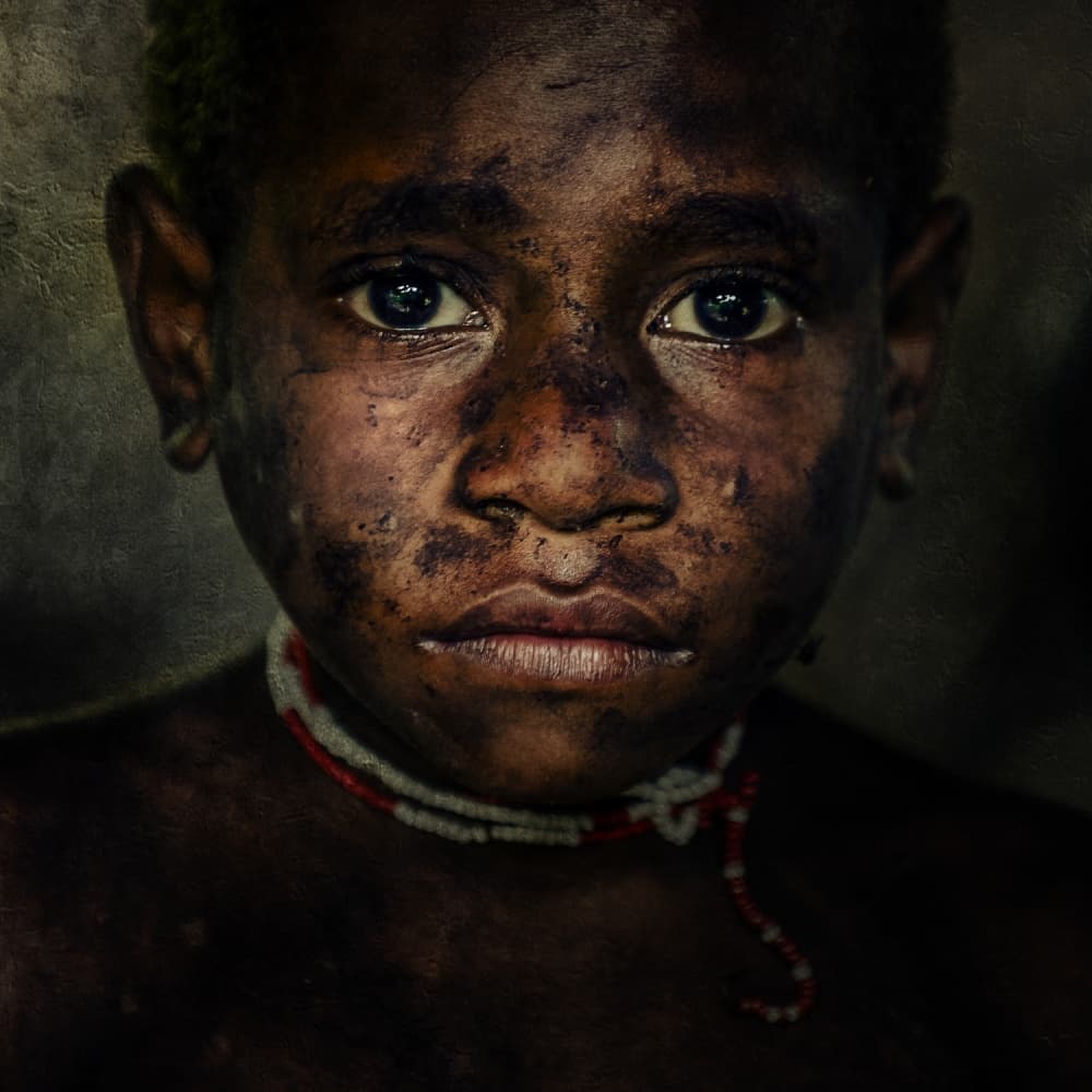 Tribal Boy Portrait by Pavol Stranak — canvas wall art