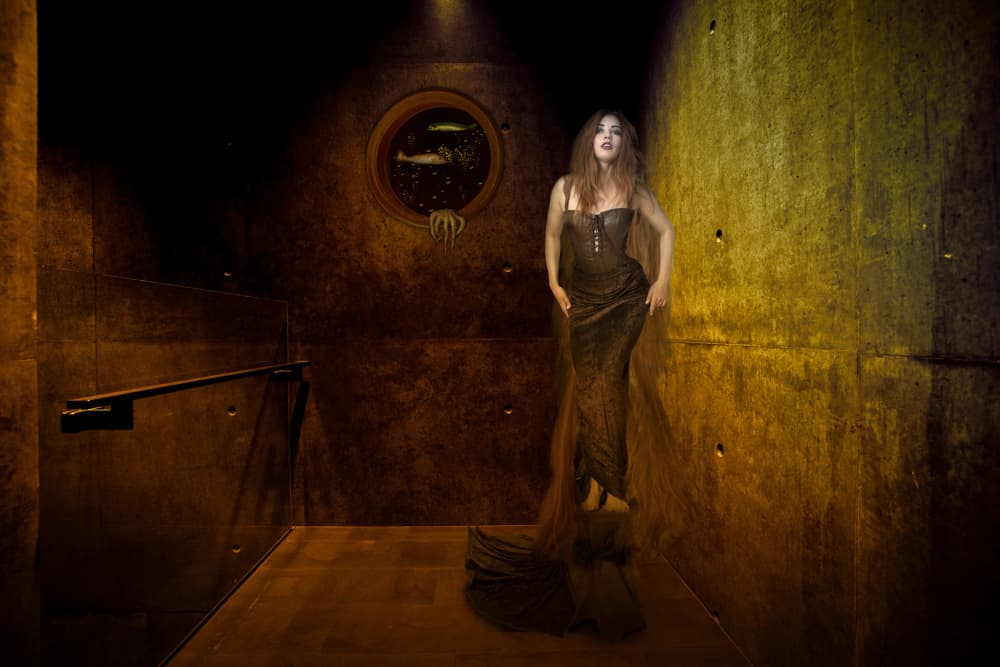 Mysterious Portal Woman by Christine von Diepenbroek — canvas wall art