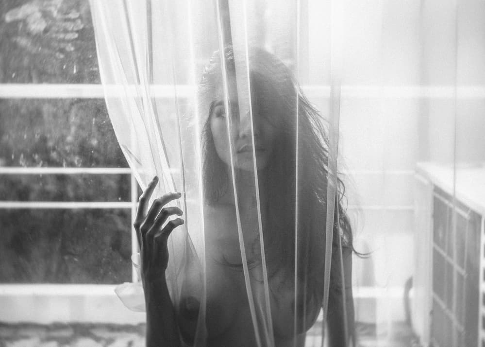 Sheer Curtain Light by ADIREK M — canvas wall art
