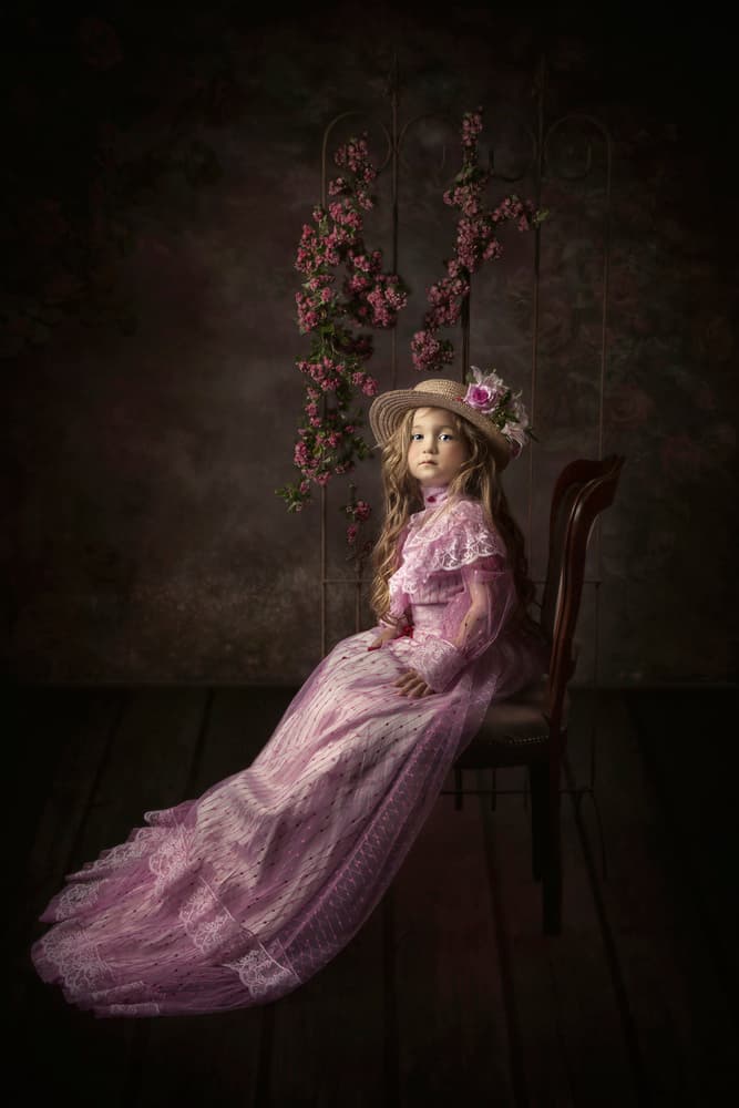 Pink Dress Dream by Carola Kayen-Mouthaan — canvas wall art