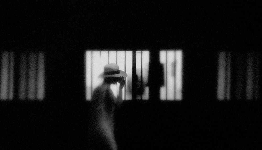 Shadowy Figure By Window by Teruhiko Tsuchida — canvas wall art