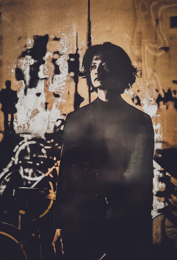 Dark Urban Contemplation by Kurosaki Sangan — canvas wall art