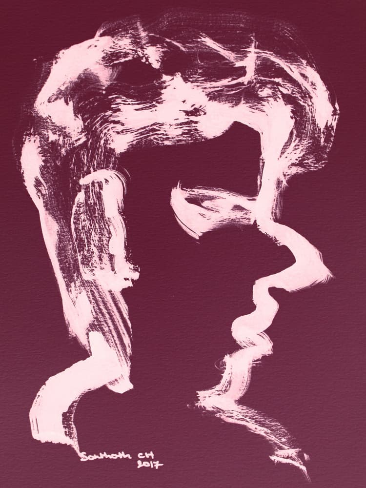 Abstract Profiles by Santhosh ch — canvas wall art