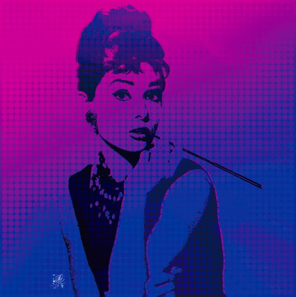 Iconic Pop Art Portrait by Osvaldo Russo — canvas wall art