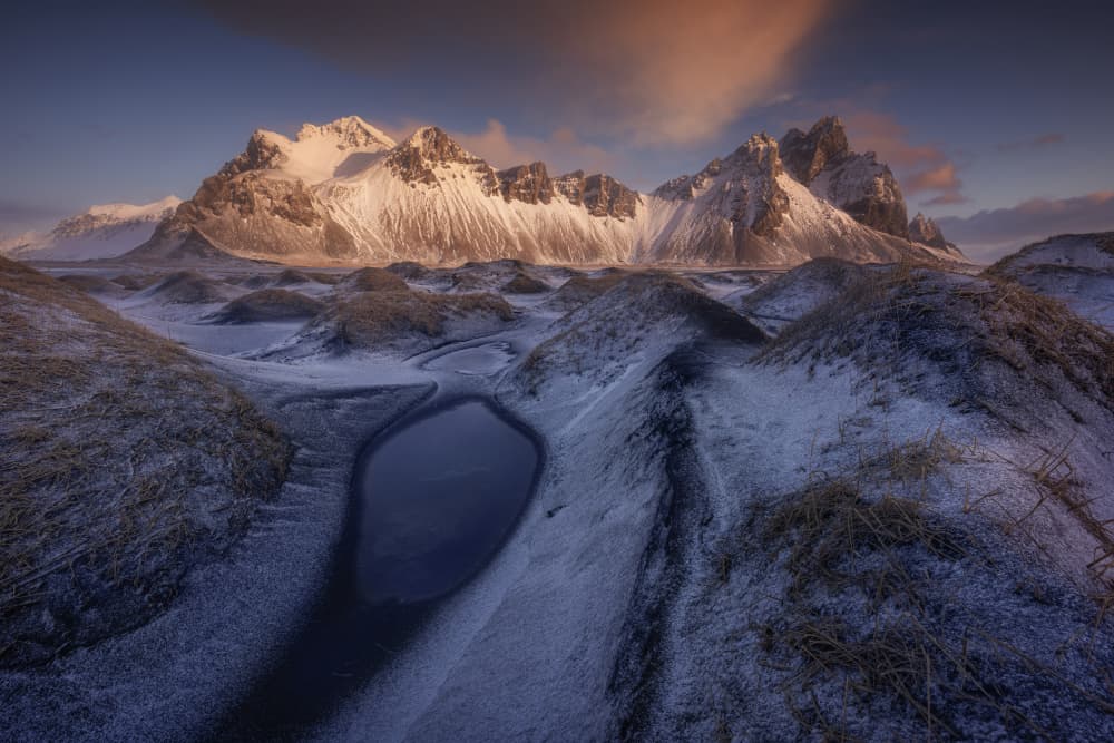 Winter Mountain Majesty by Jorge Ruiz Dueso — canvas wall art