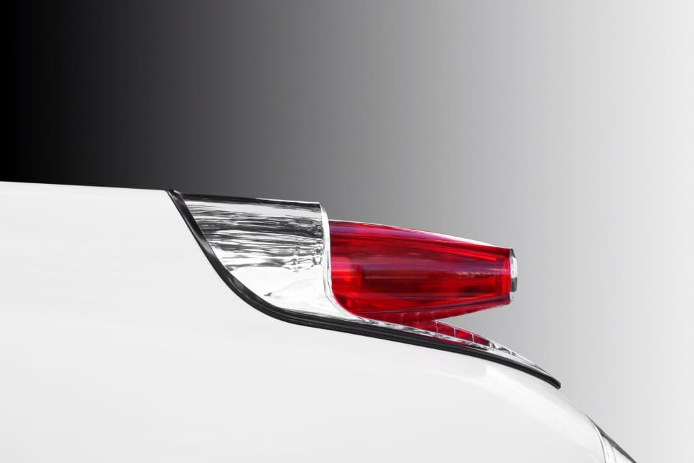 Red Retro Car Detail by Beate Gube — canvas wall art