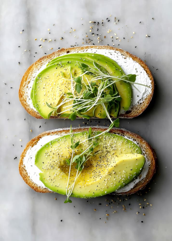 Fresh Avocado Toast by Justyna Jaszke — canvas wall art