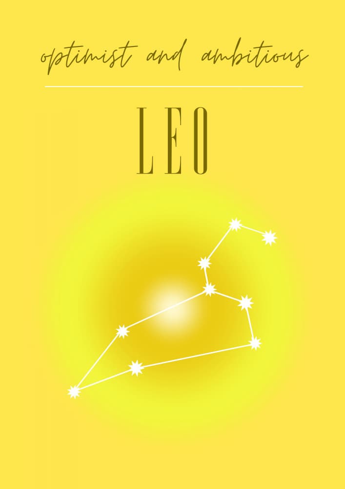 Optimist Ambitious Leo by Amélie — canvas wall art