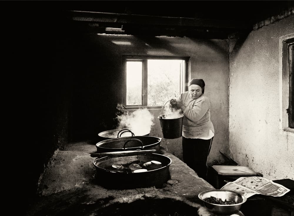 Rustic Kitchen Cooking by Julien Oncete — canvas wall art