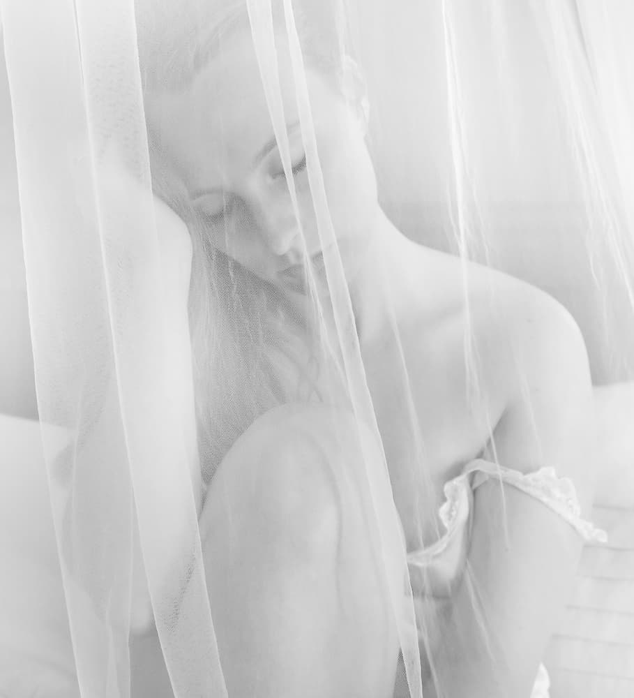 Dreamy Sheer Portrait by Paulo Medeiros — canvas wall art