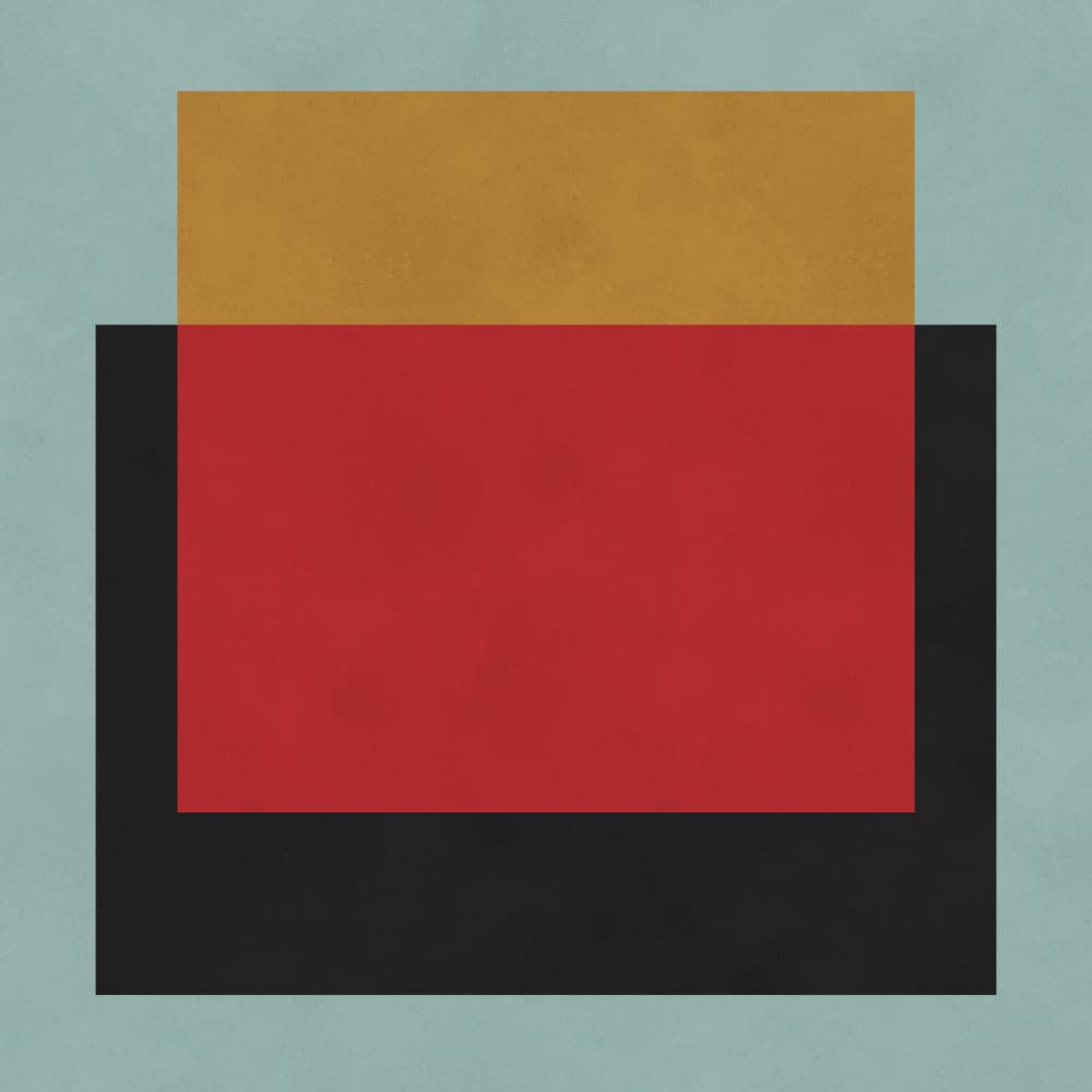 Geometric Color Block by Vitor Costa — canvas wall art