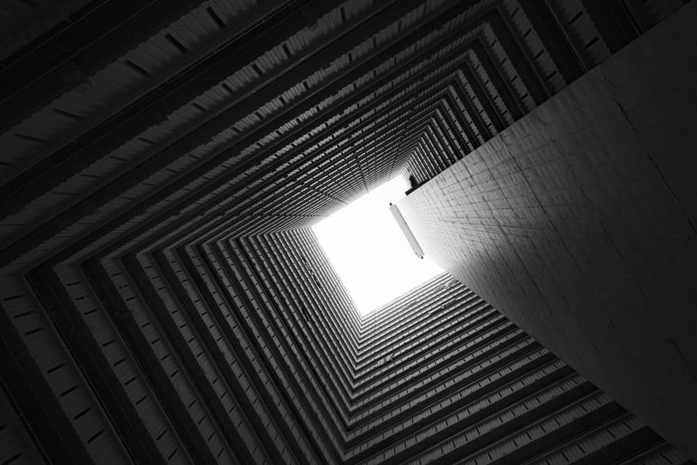 Geometric Urban Void by Sasaki Makoto — canvas wall art