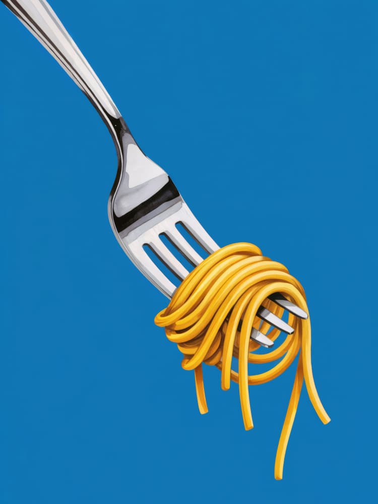Twirled Spaghetti Fork