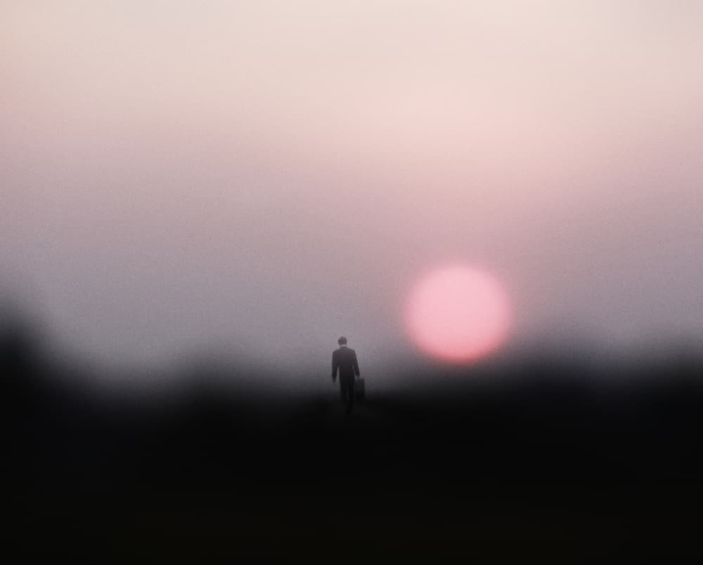 Misty Solitary Journey by Andi Halil — canvas wall art