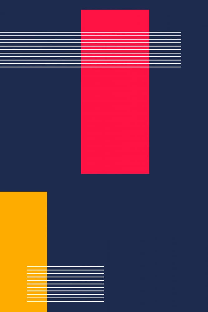 Geometric Color Blocks by jay stanley — canvas wall art