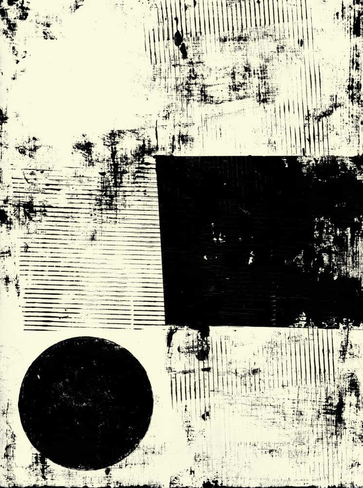 Textured Geometric Abstract by Petr Strnad — canvas wall art