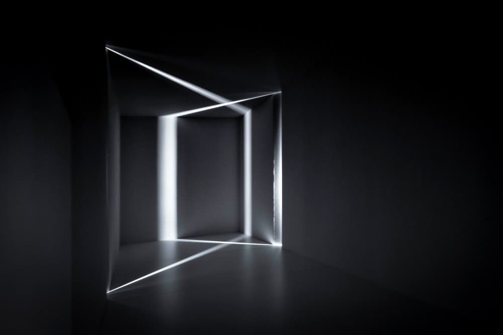 Geometric Light Passage by Stephan Rückert — canvas wall art