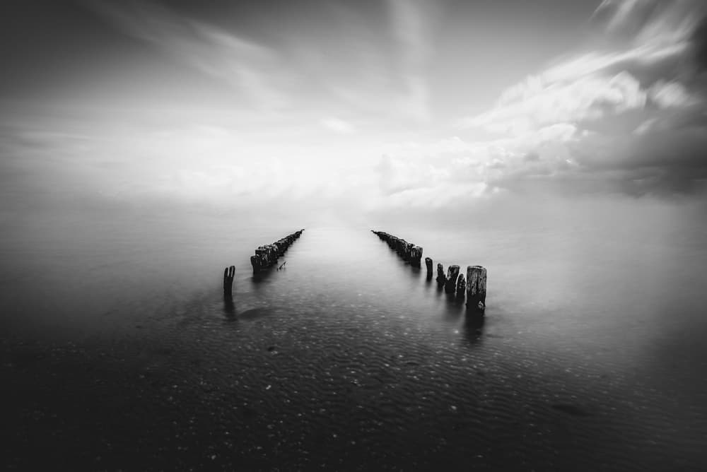 Serene Ocean Posts by Christophe Staelens — canvas wall art